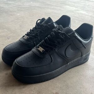 Black Nike Air Force 1 Sneakers , Used-Like New, Box included